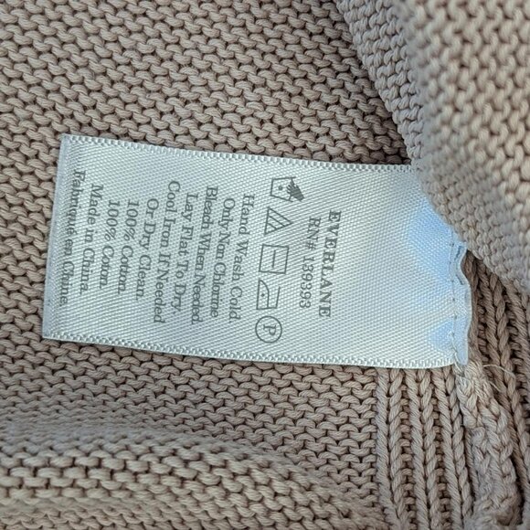 Everlane The Soft‎ Cotton Crew Knit Pink Sweater - Picture 6 of 7